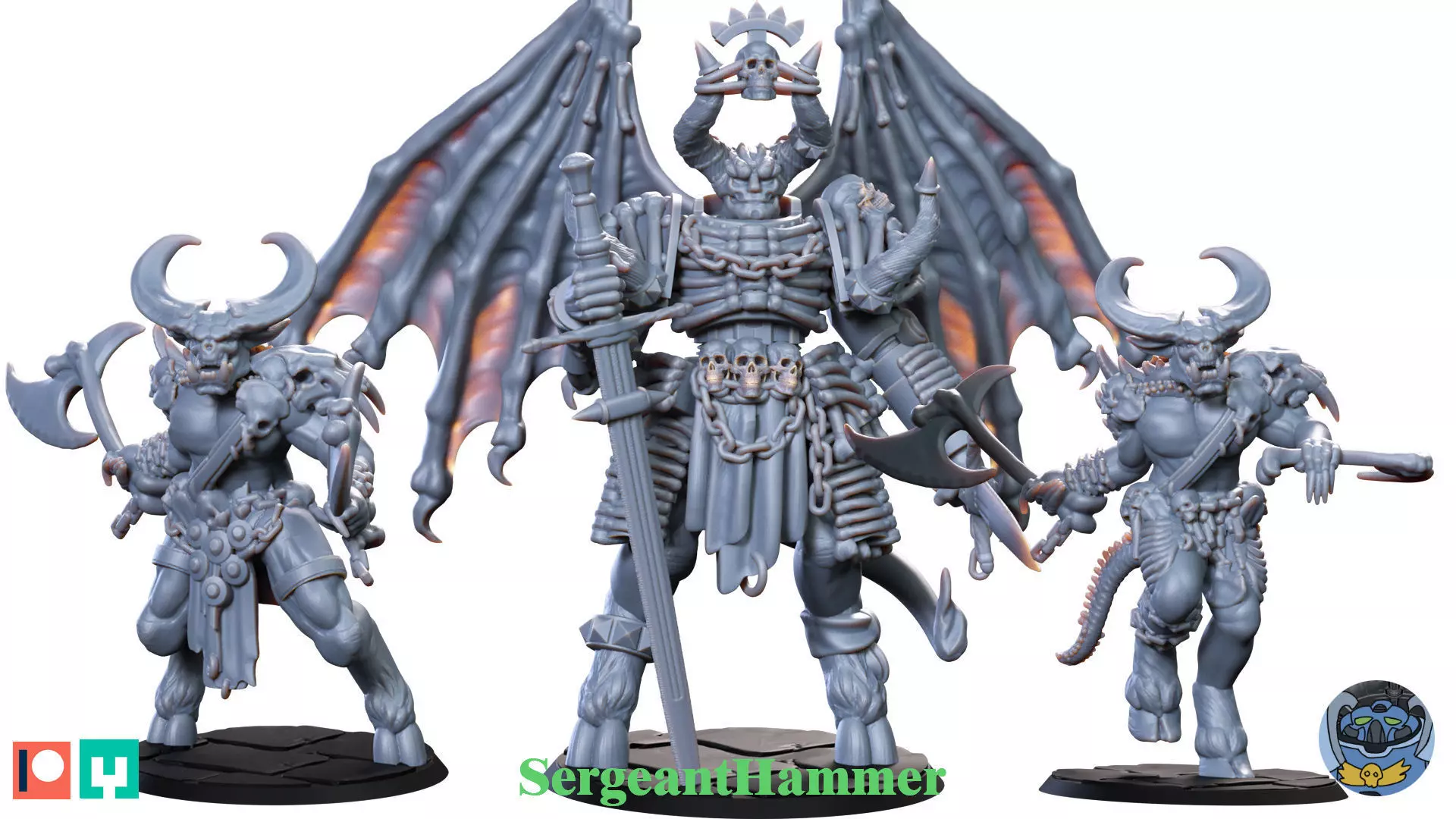 Demon Overlord 3D print model