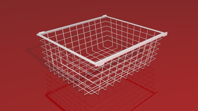 Wardrobe wire basket inserts