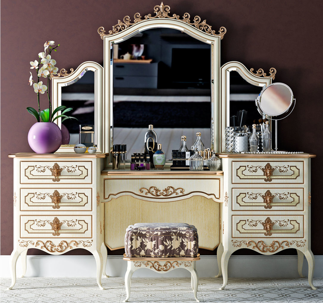 Dressing table set 4 3D model_3