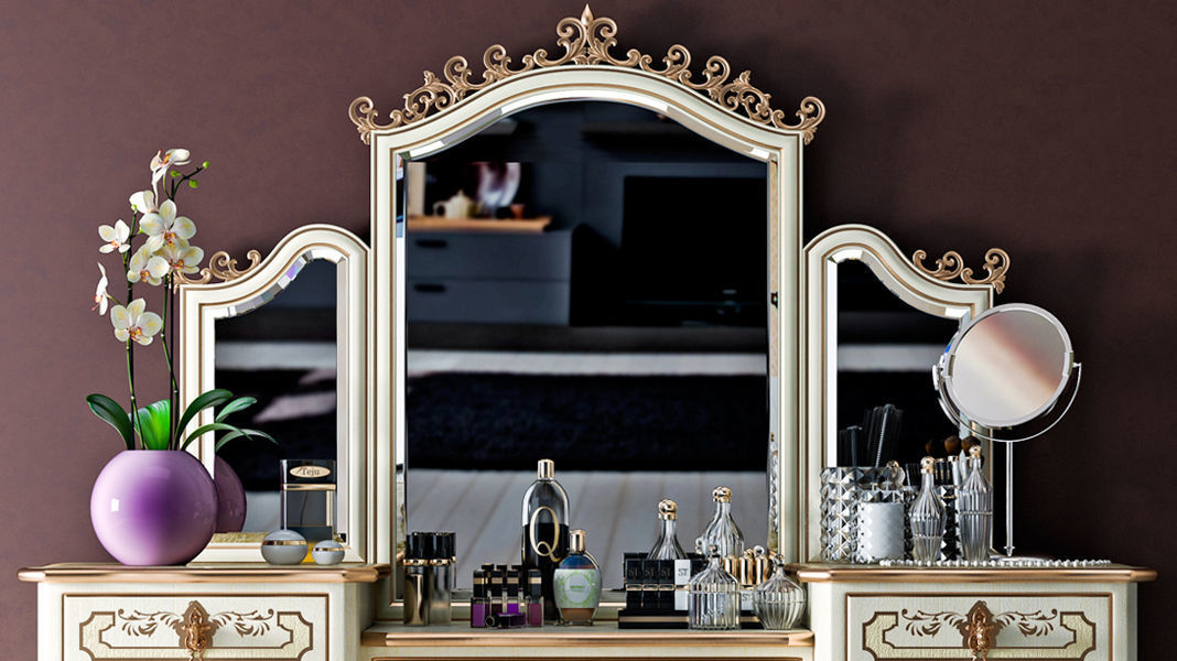 Dressing table set 4 3D model_2