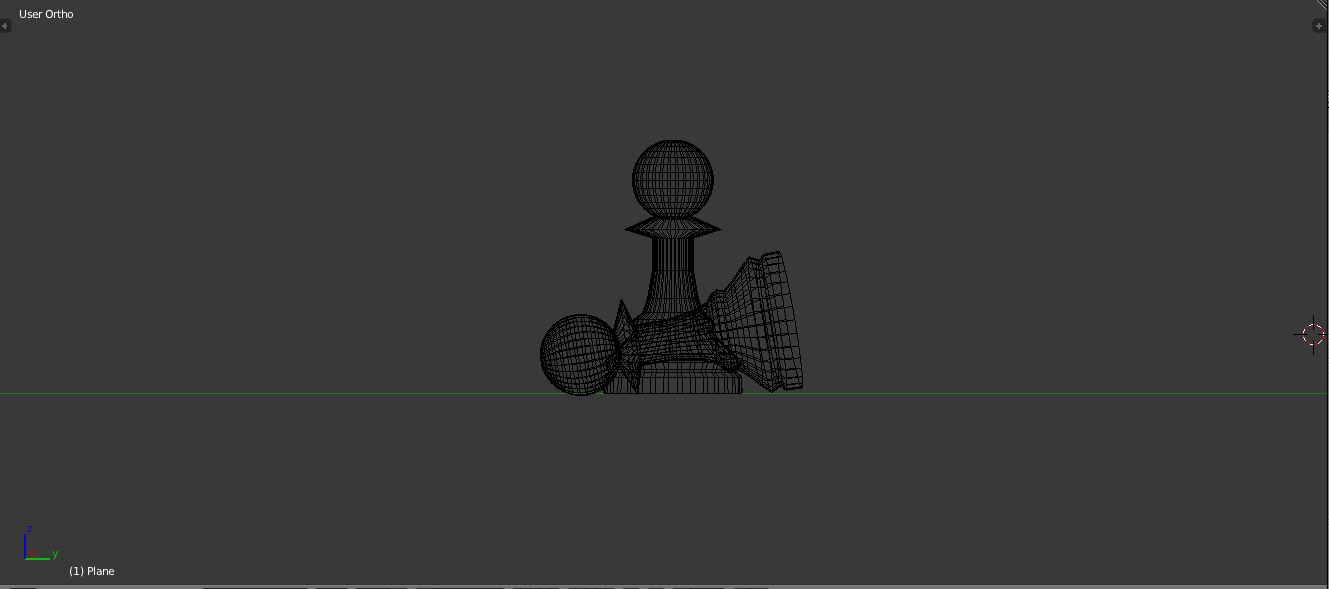 Chess Pawn 3D model_4