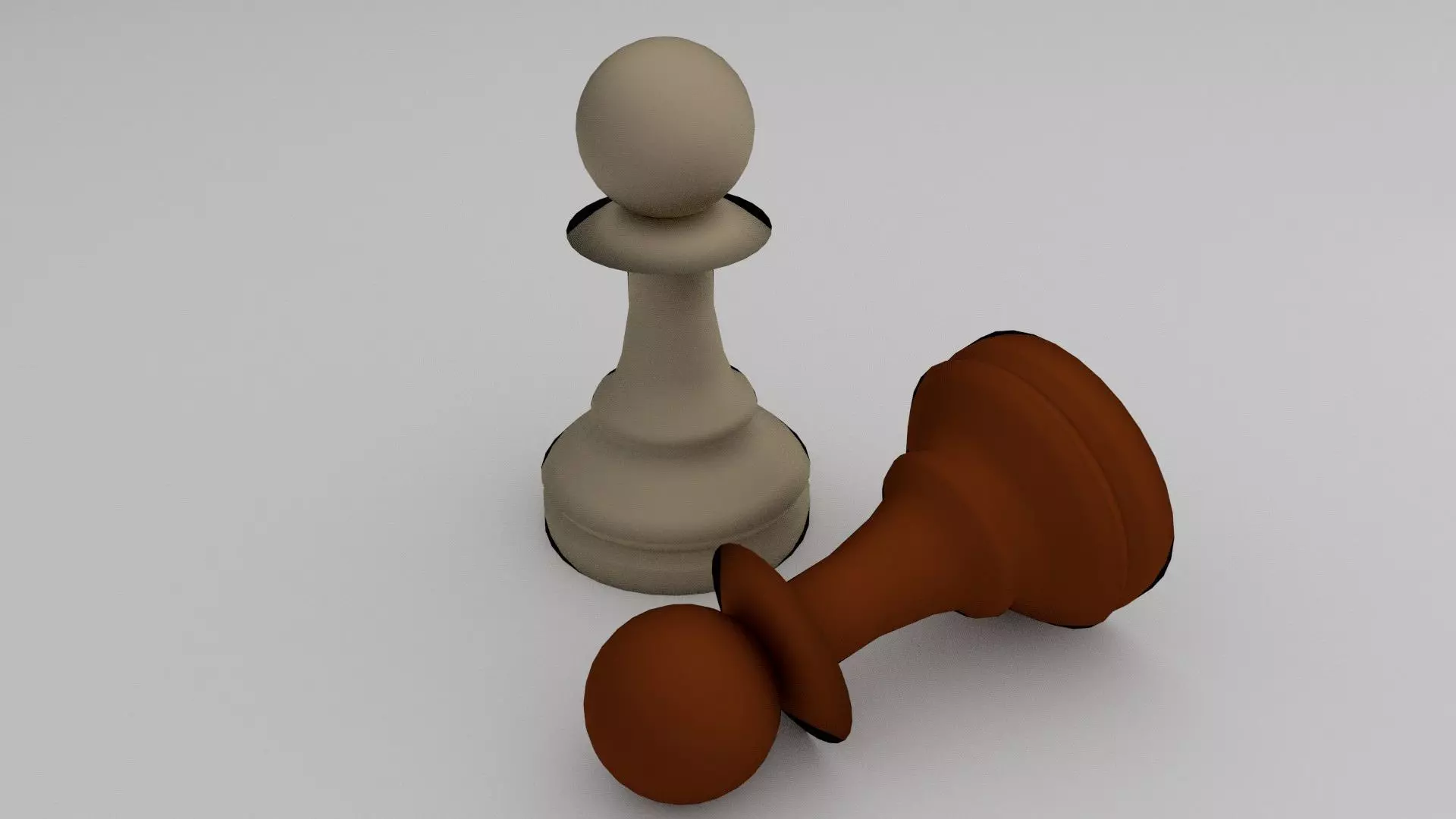 Chess Pawn 3D model_0