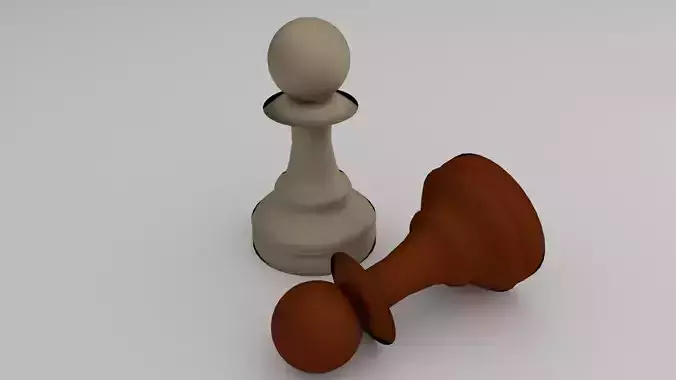 Chess Pawn 3D model
