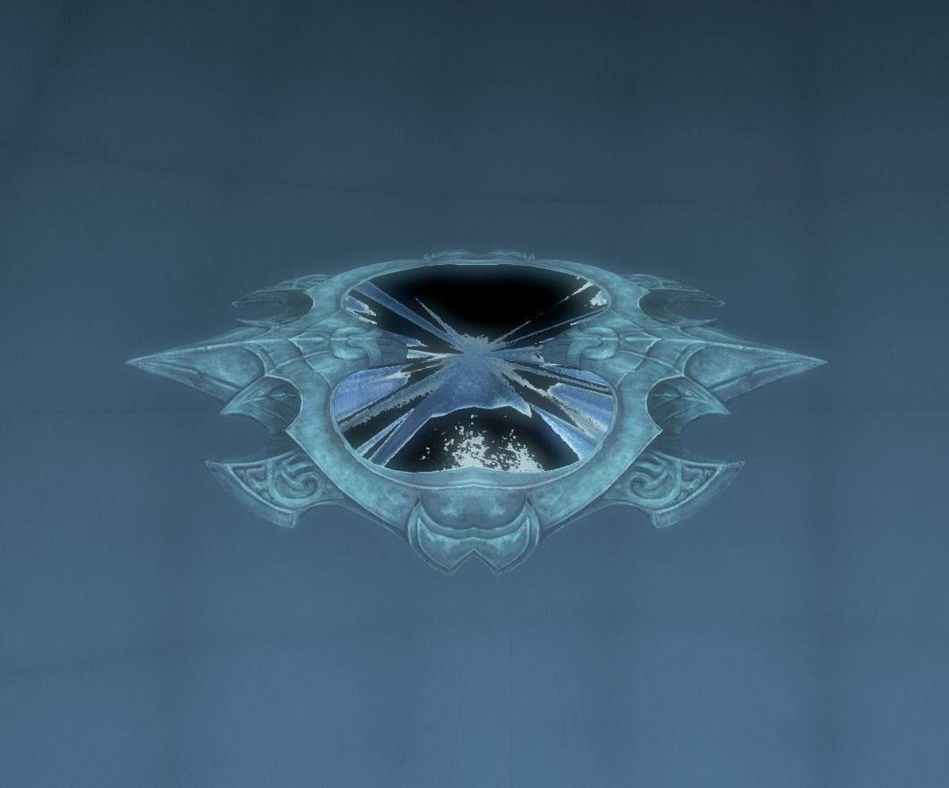 Fantasy Shield Low-poly 3D model_1