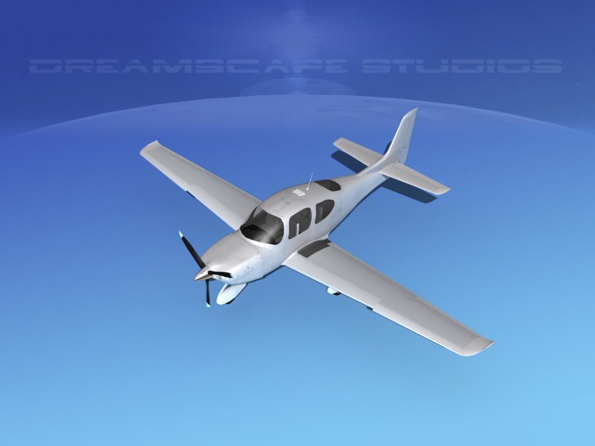 Cirrus SR22 Bare Metal 3D model_11