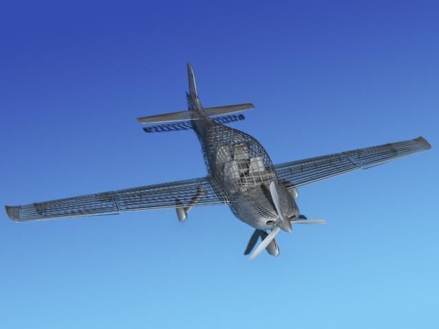 Cirrus SR22 Bare Metal 3D model_12
