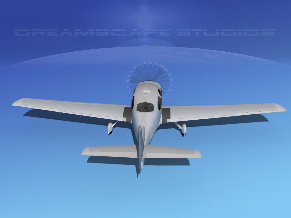 Cirrus SR22 Bare Metal 3D model_7