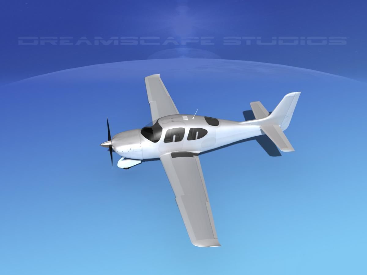 Cirrus SR22 Bare Metal 3D model_10