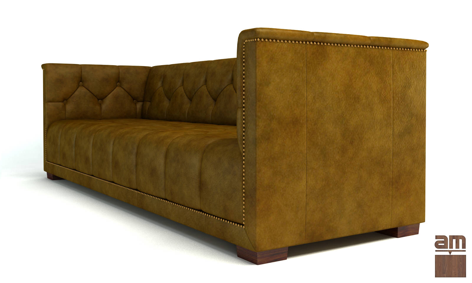 Sofa Chester 3D model_2