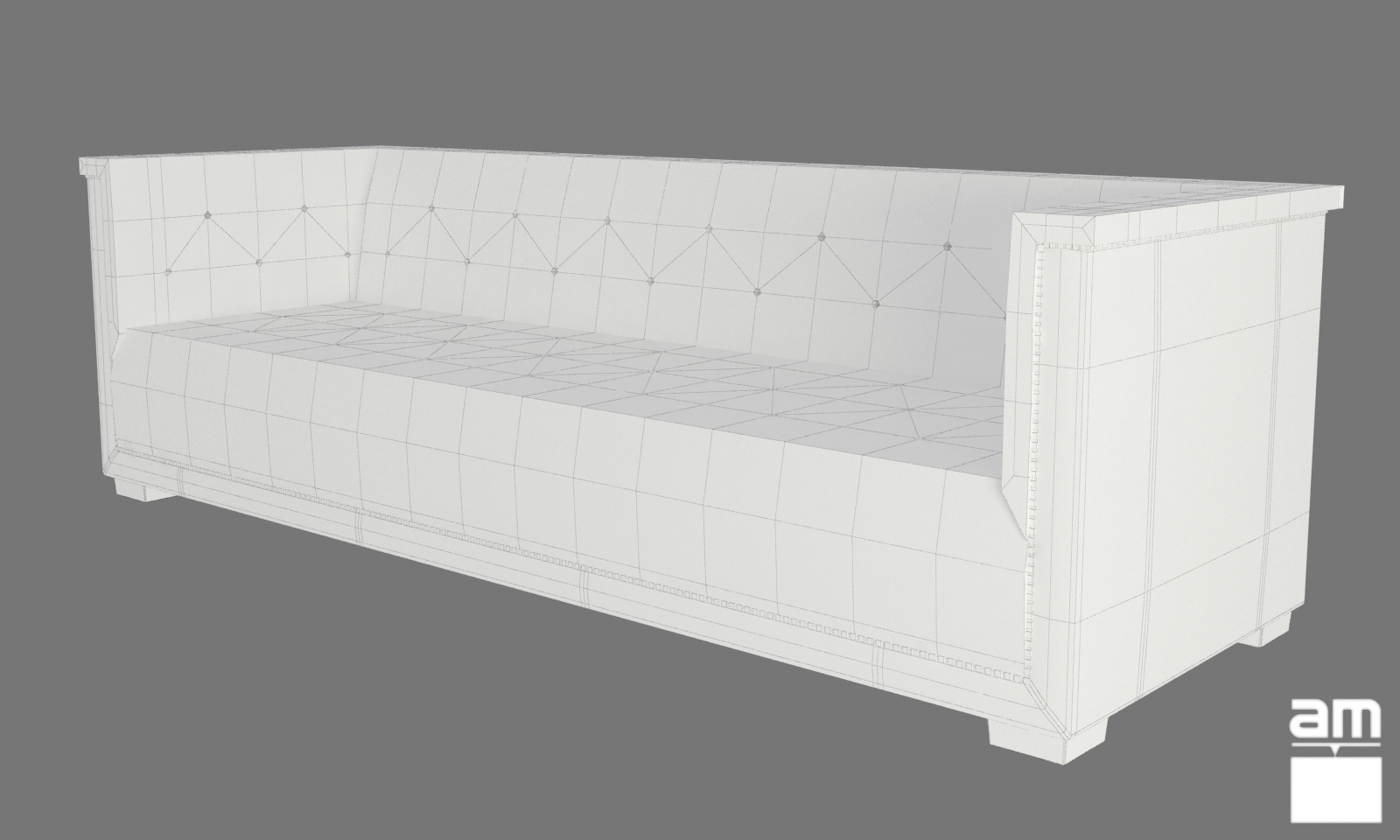Sofa Chester 3D model_6