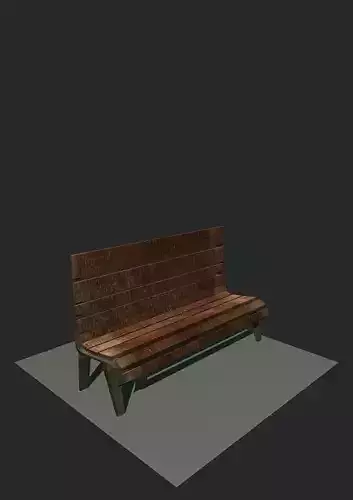 Bench wooden