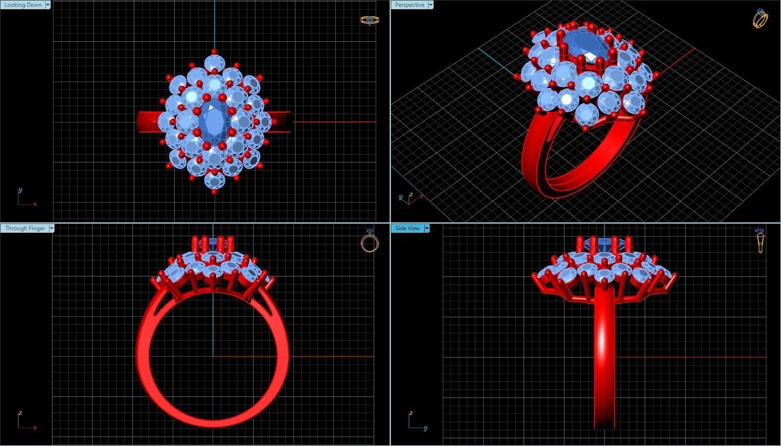 Ring T00071 3D print model_3