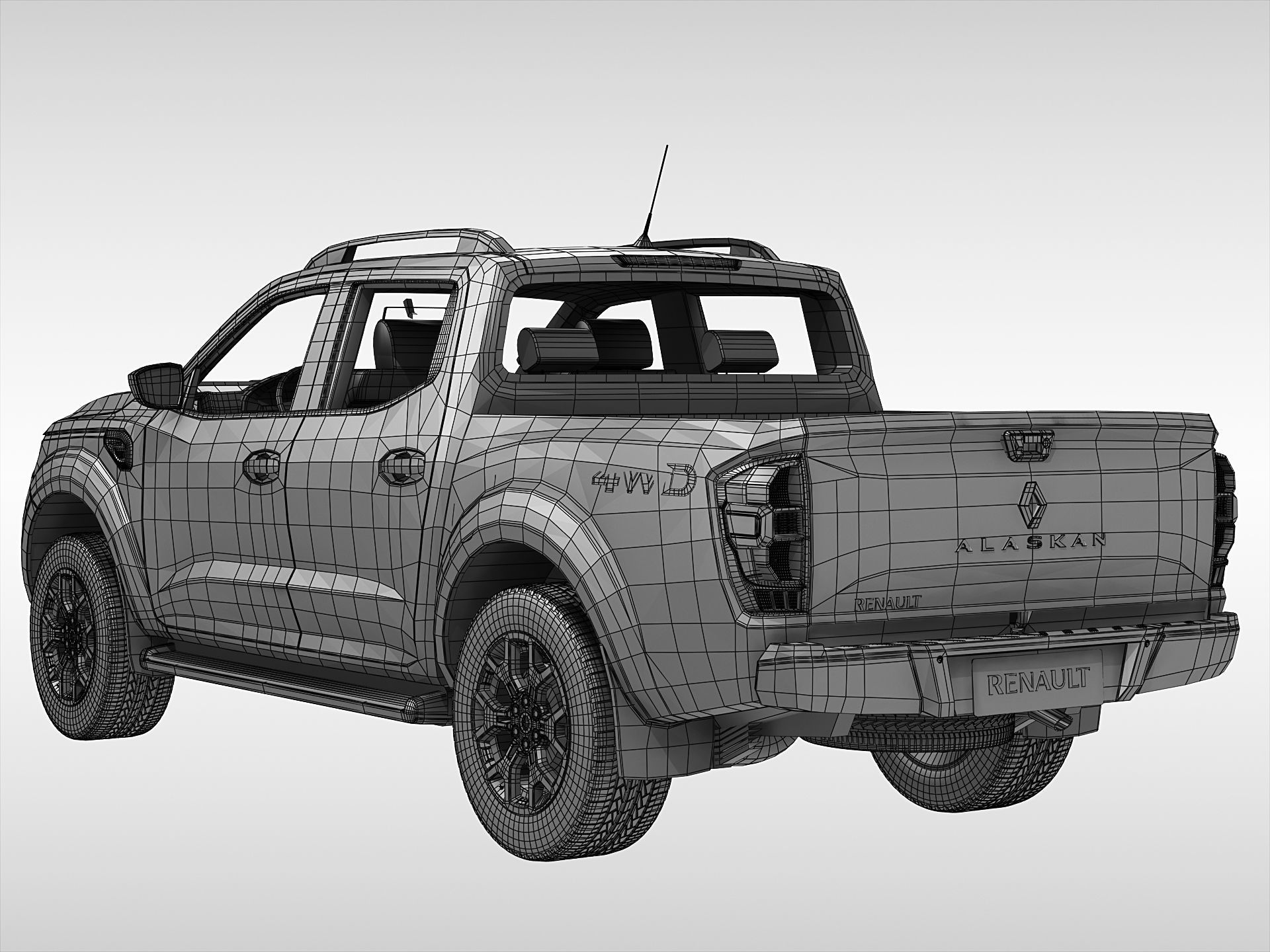 Renault Alaskan 2017 3D model_10