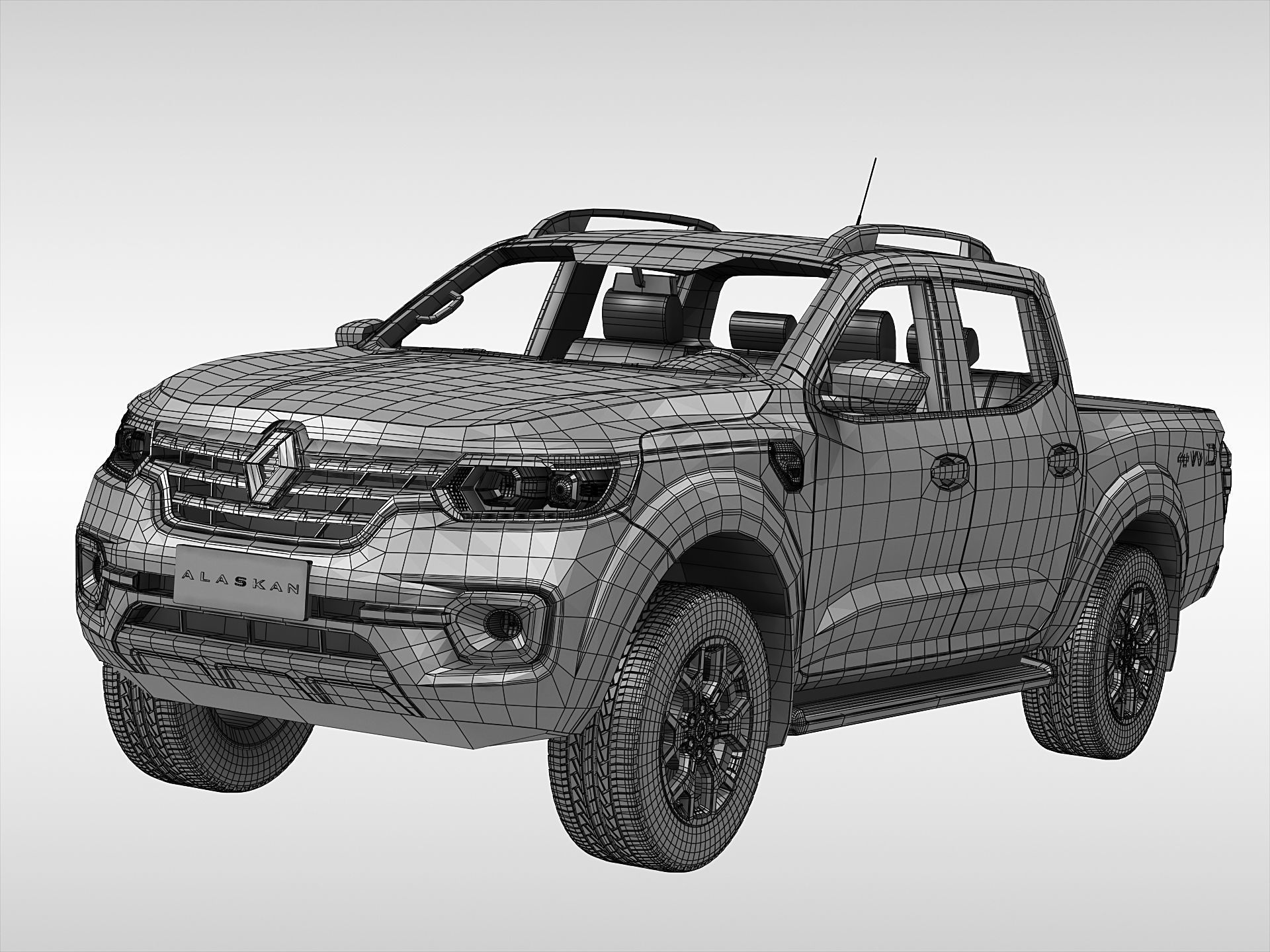 Renault Alaskan 2017 3D model_9