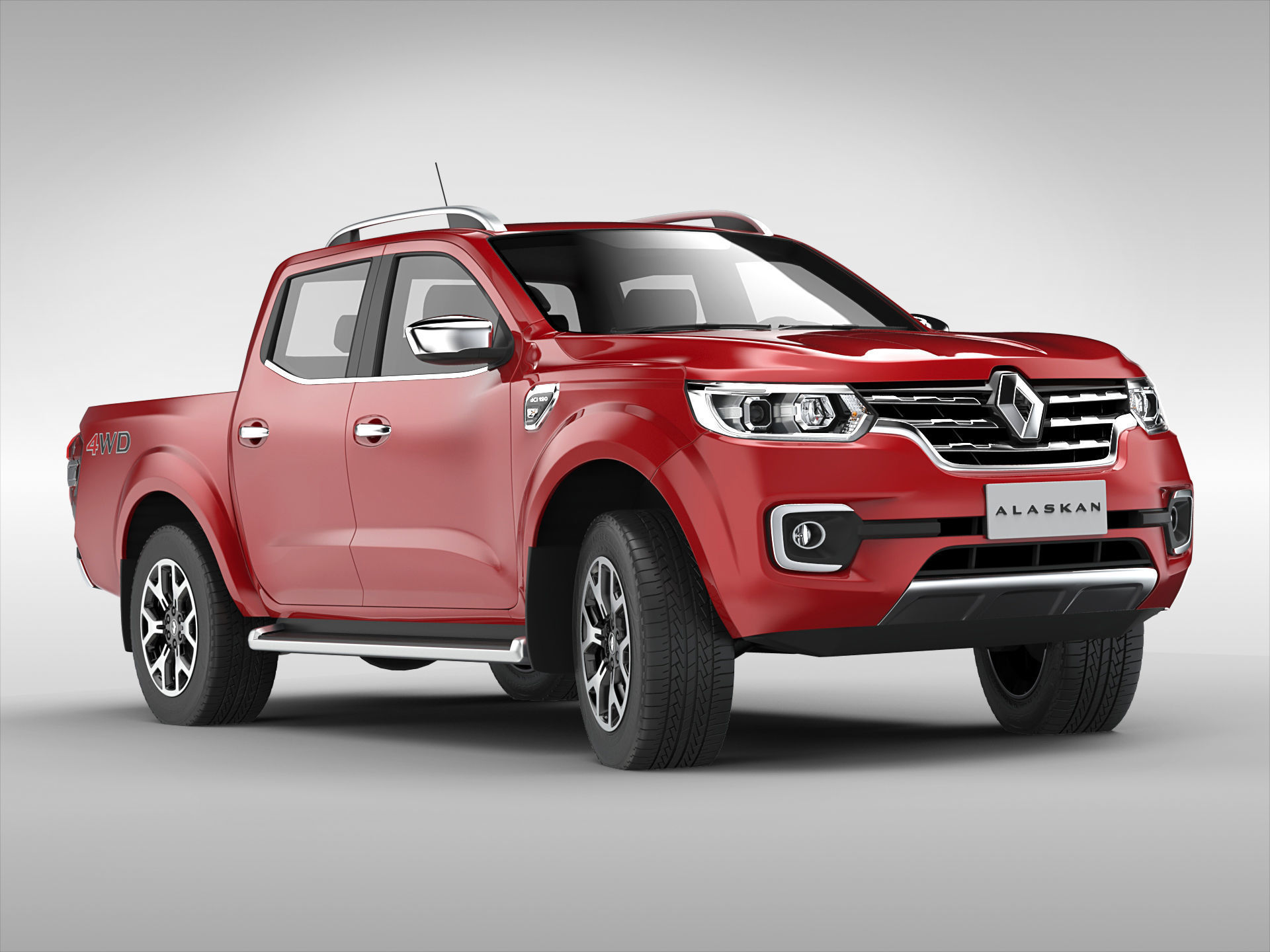 Renault Alaskan 2017 3D model_3