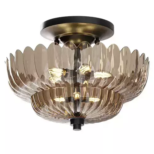 Raveena Semi Flush Mount Ping Lighting 3D model 2