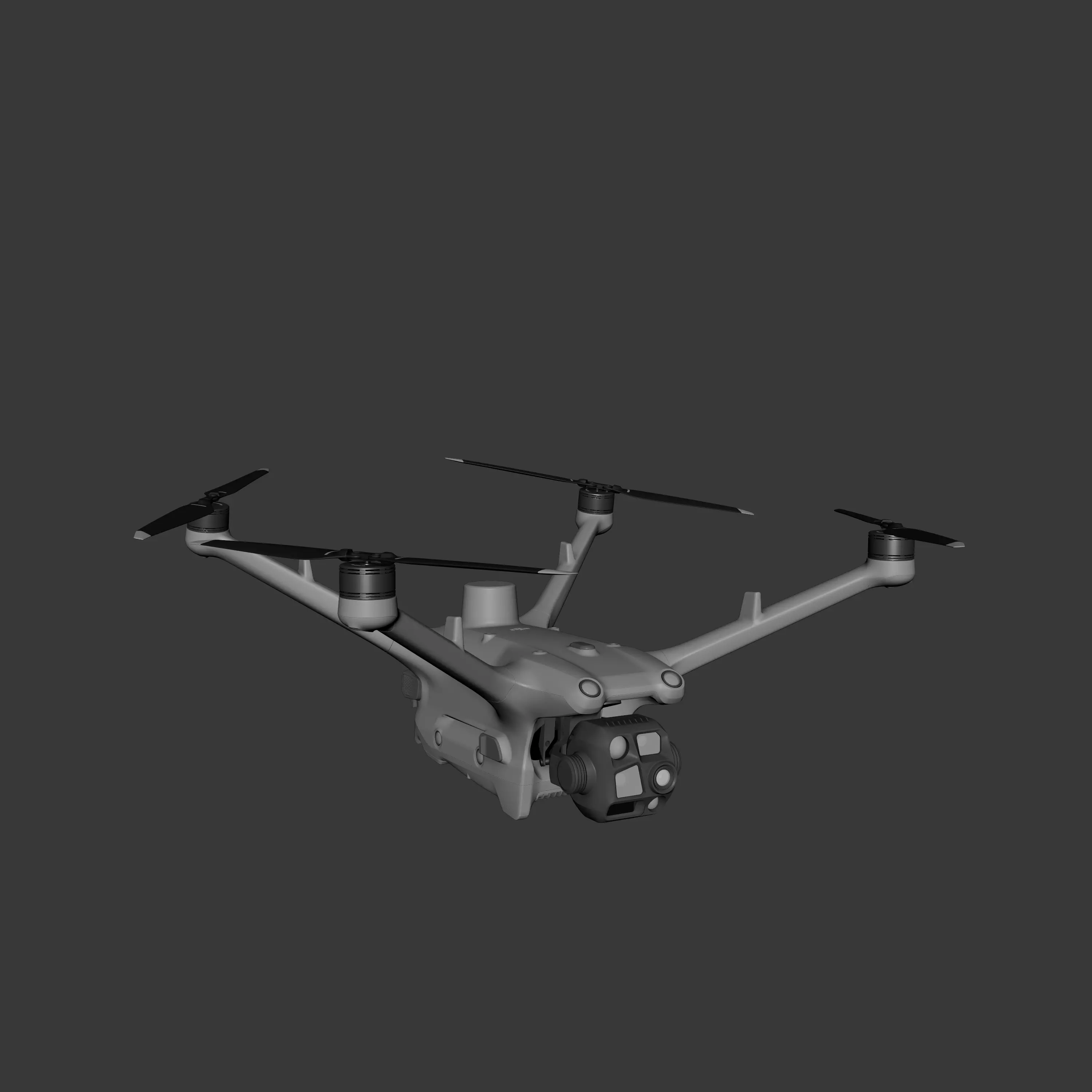 DJI Matrice 4TD High-Poly Drone 3D Model 3D model