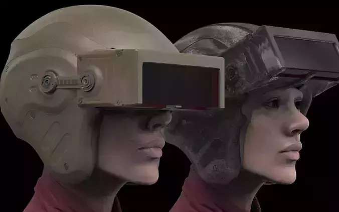 Futuristic Scout Helmet
