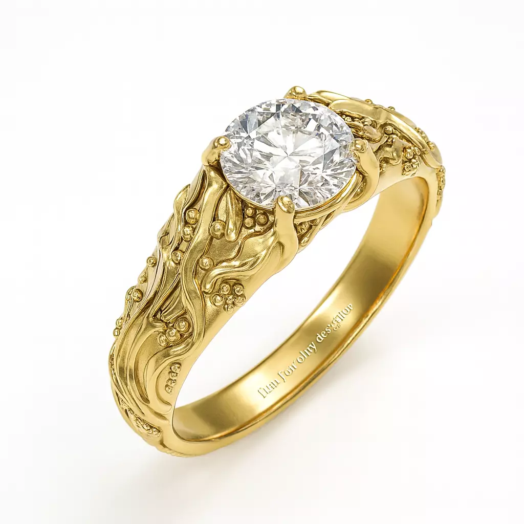 wedding ring 3D print model