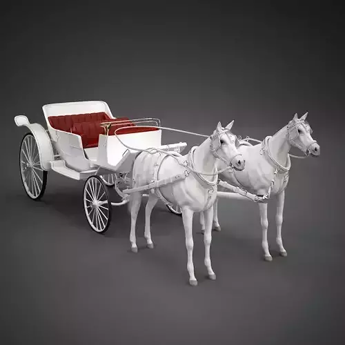 White Landau and Horses