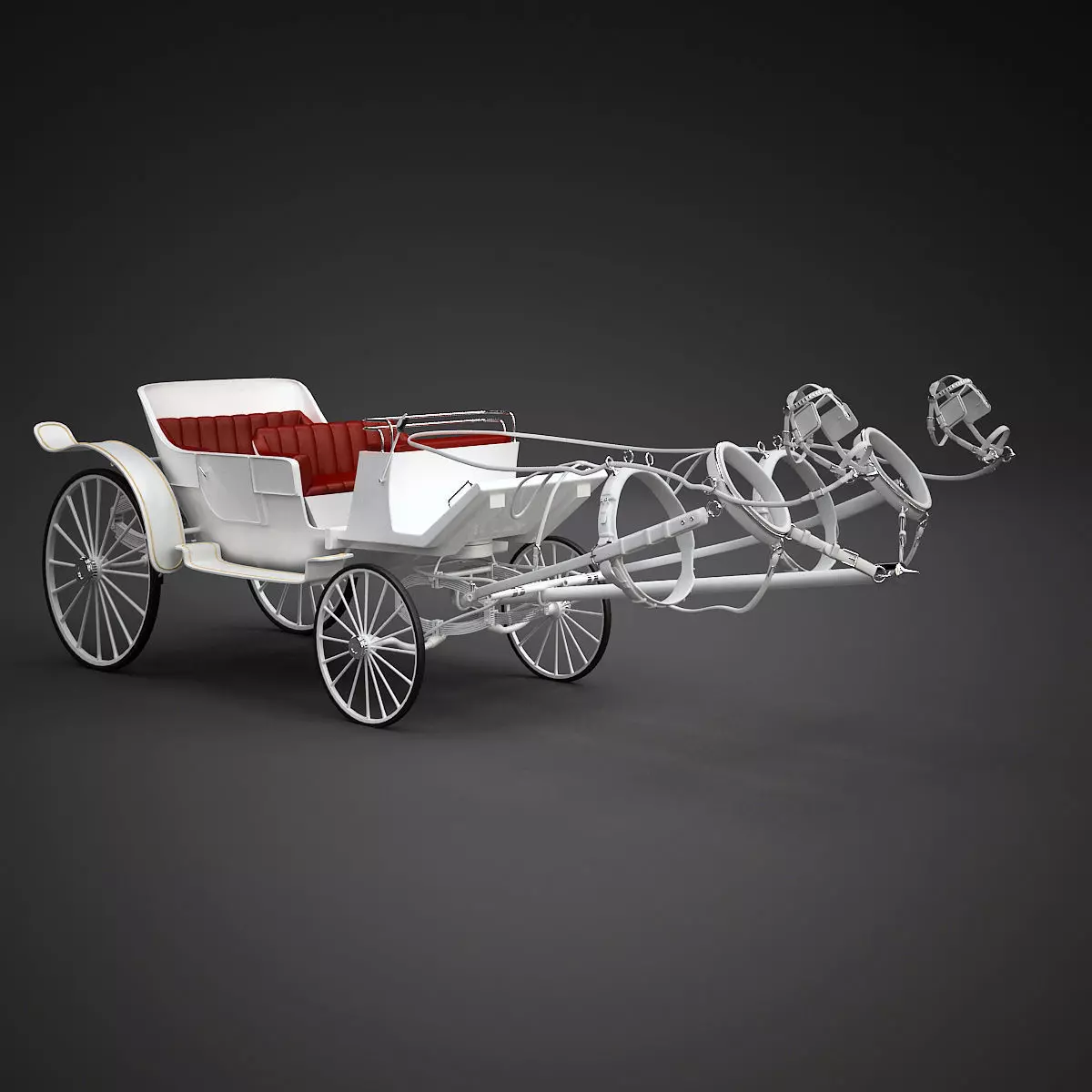 White Landau 3D model