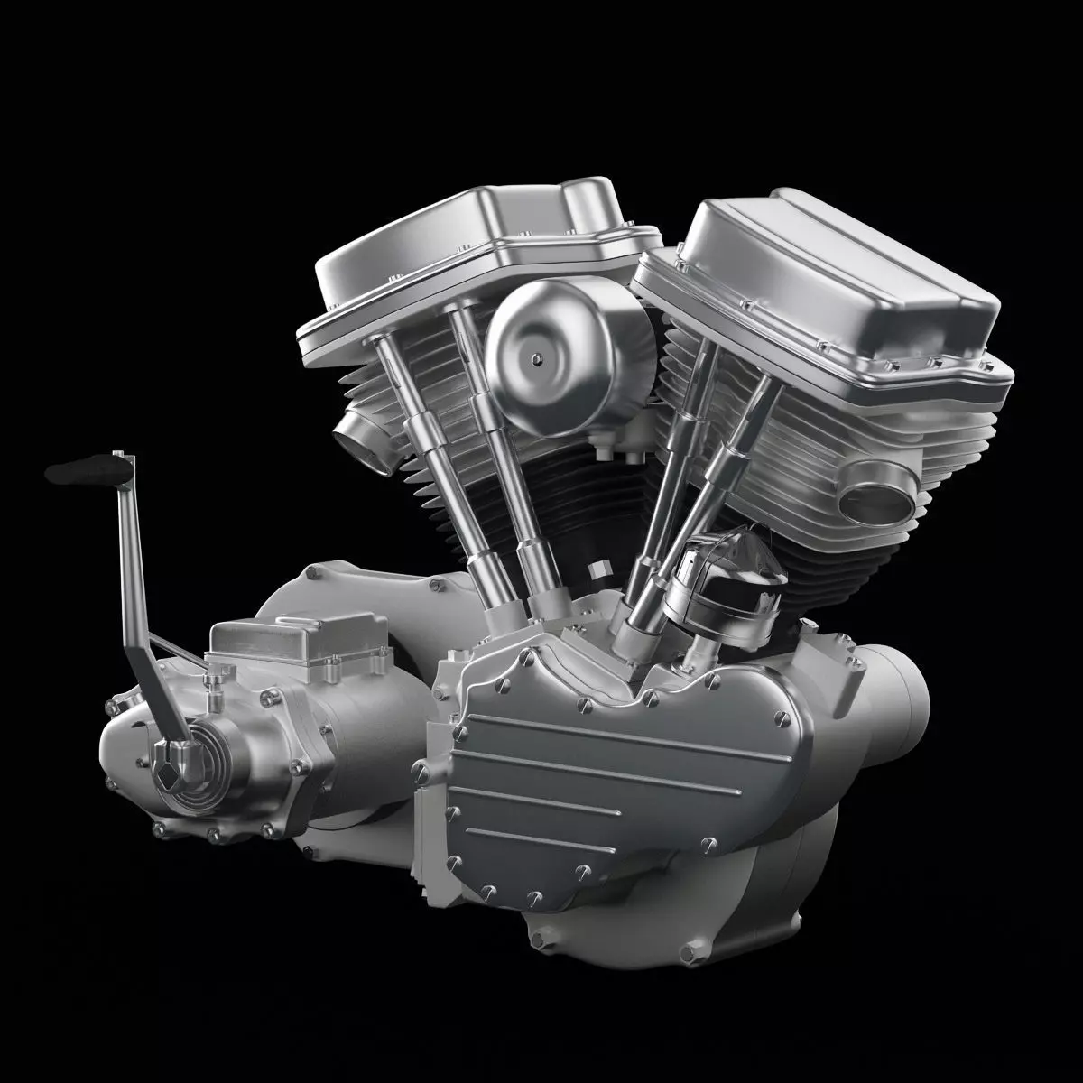 V2 Twin Engine 3D model