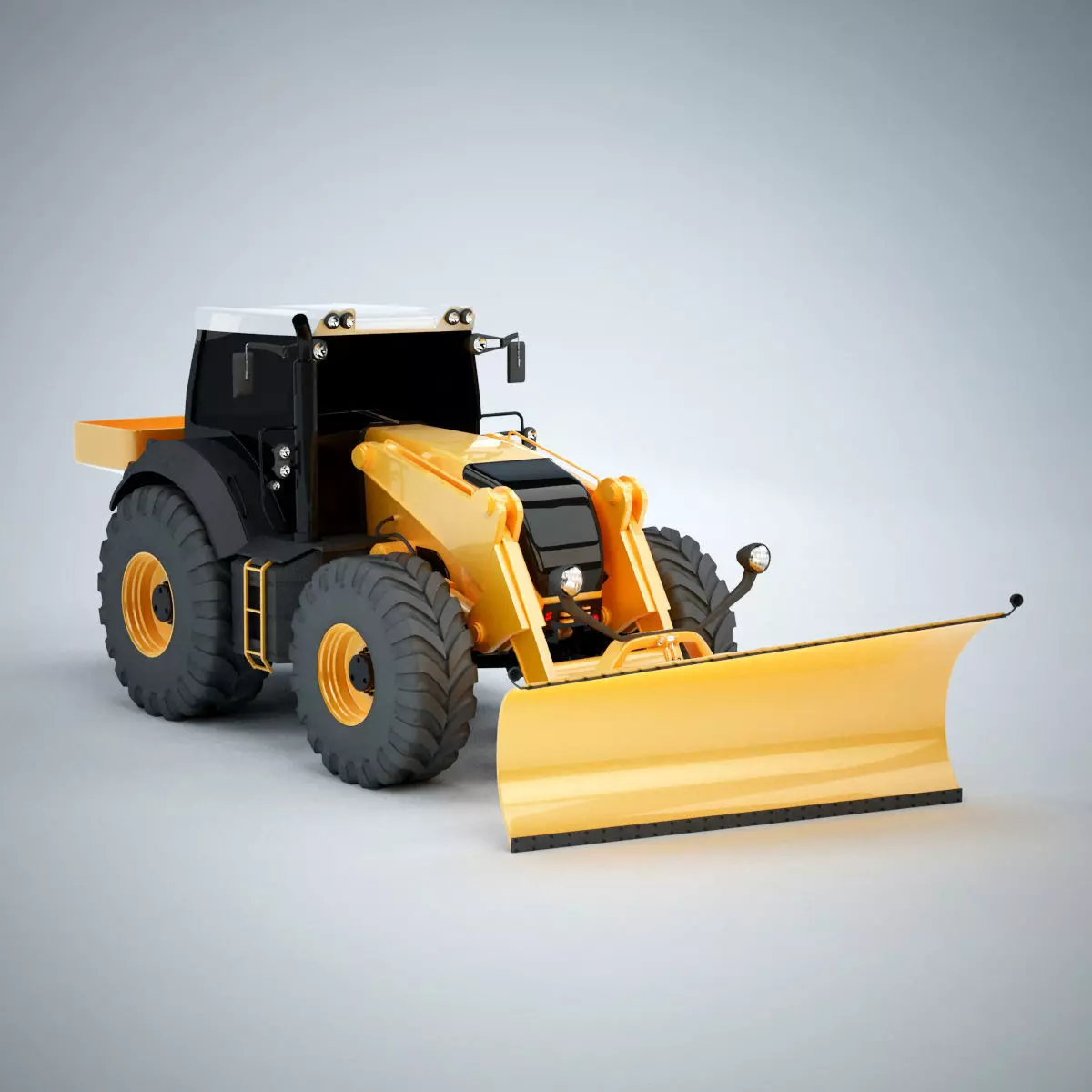Snowplough Tractor 3D model
