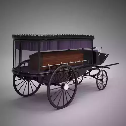 Hearse and Coffin