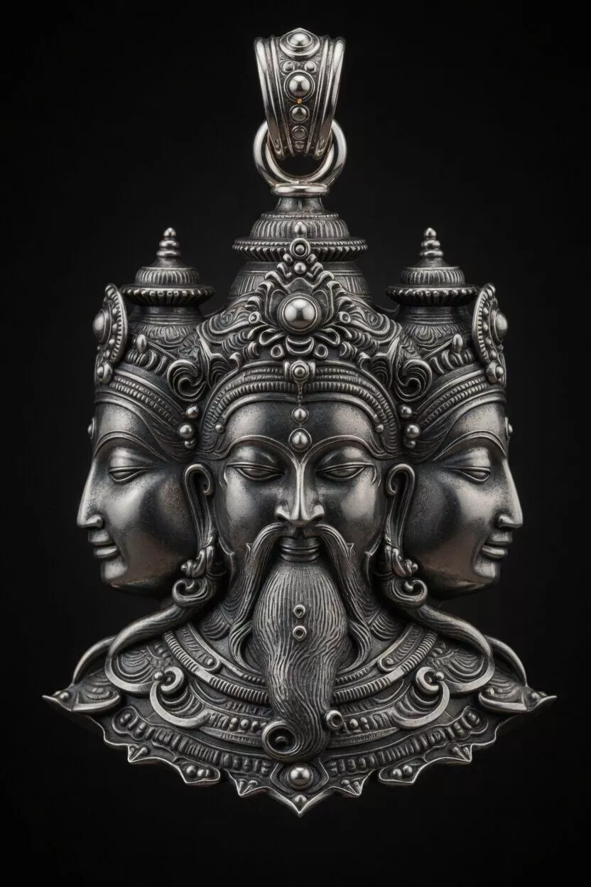 Lord Brahma Pendant Solid and Hollow Versions 3D print model