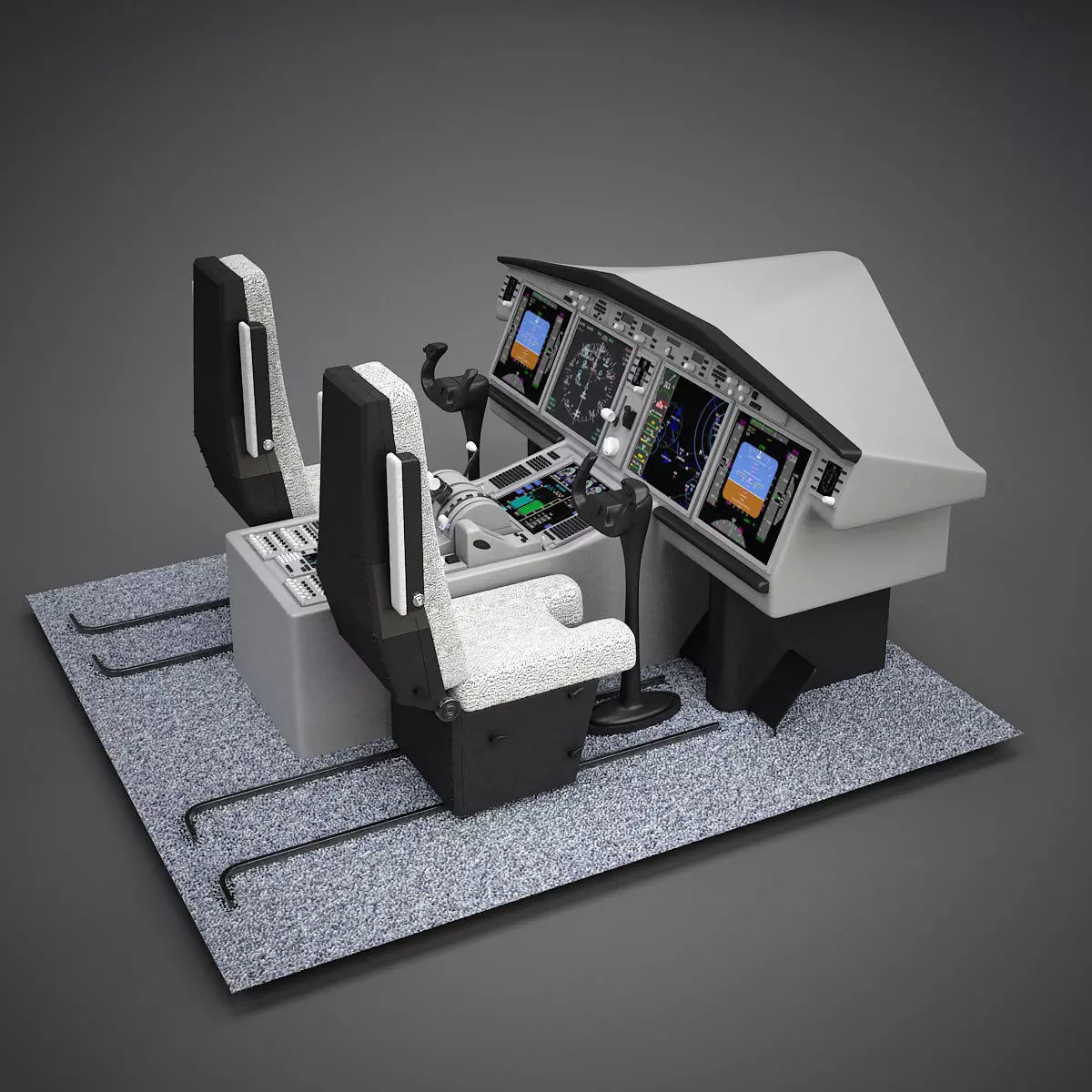 Aircraft Cockpit 3D model
