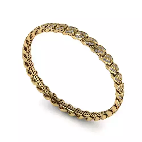 flexible Cuban Chain  Bracelet Special Collection codeFLX03