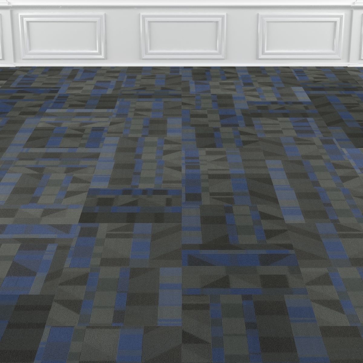 Wall to Wall Carpet Tile No 2 3D model_1