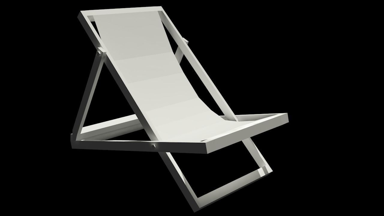 Folding Chair Free 3D print model_1