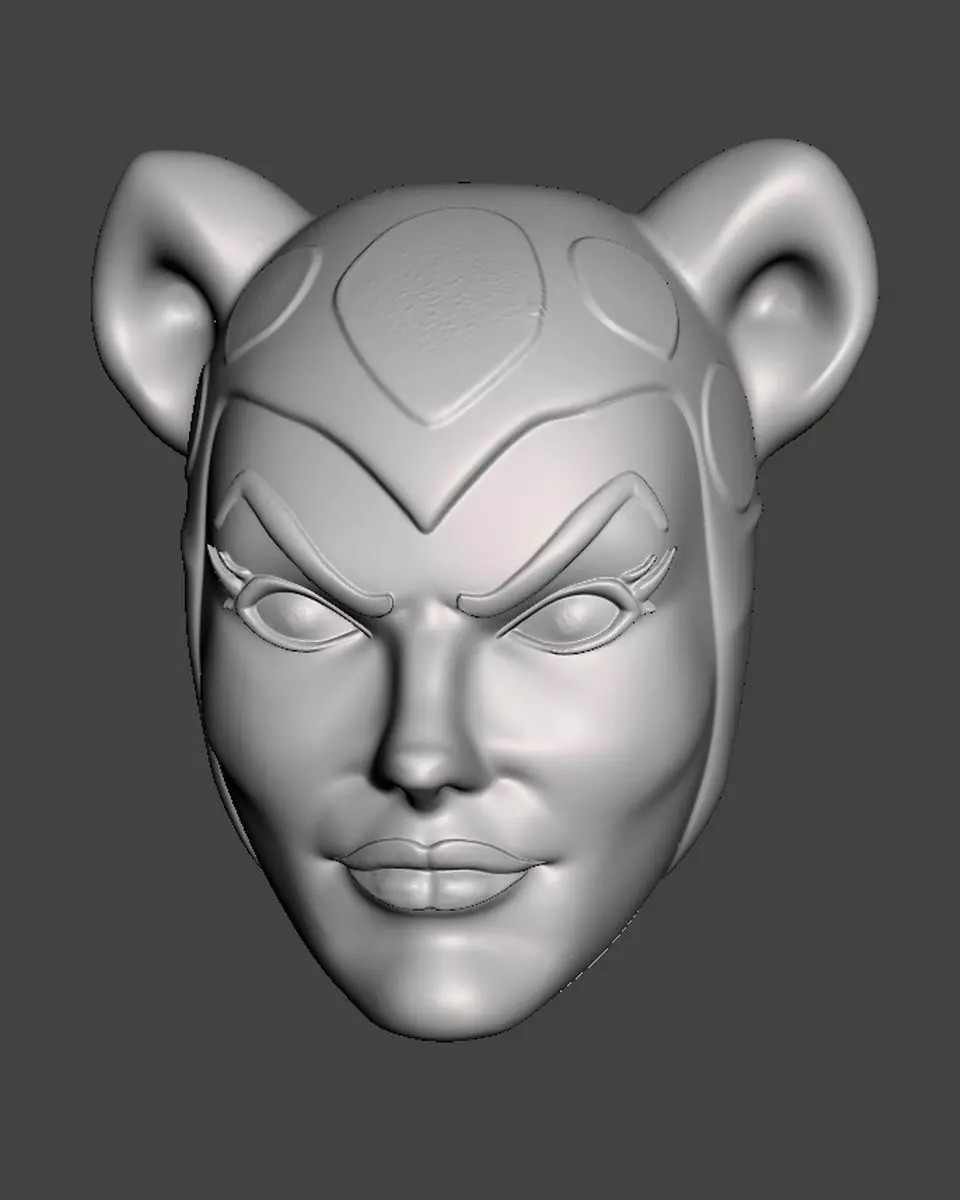Cheetah headsculpt head sculpt 3D print model