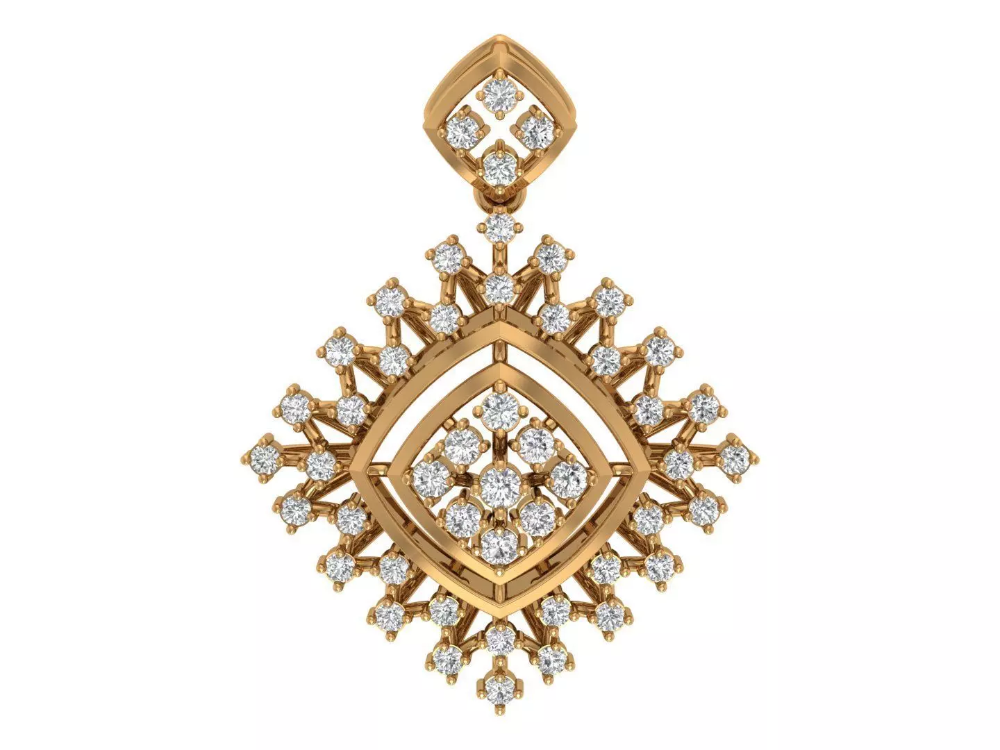 Diamond Pendant 3D print model