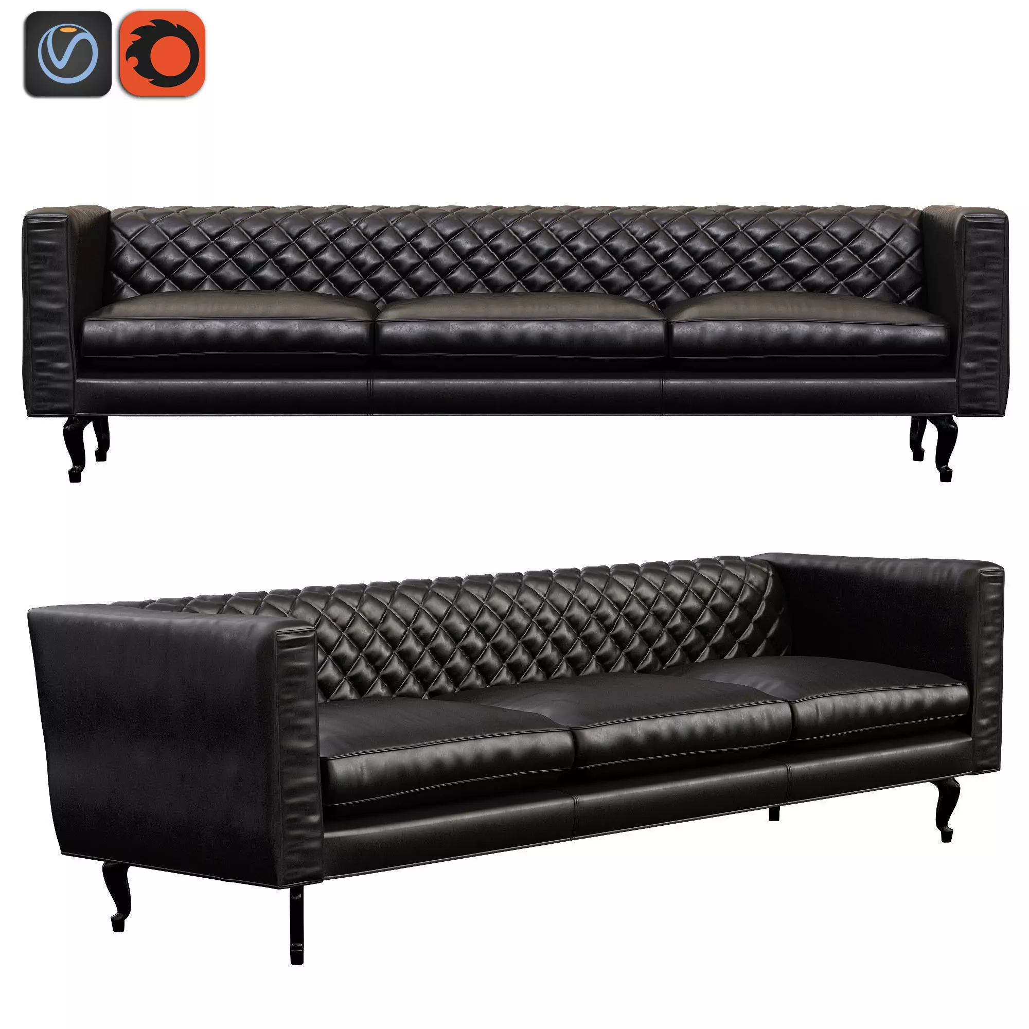 Boutique Leather Low-poly 3D model_0
