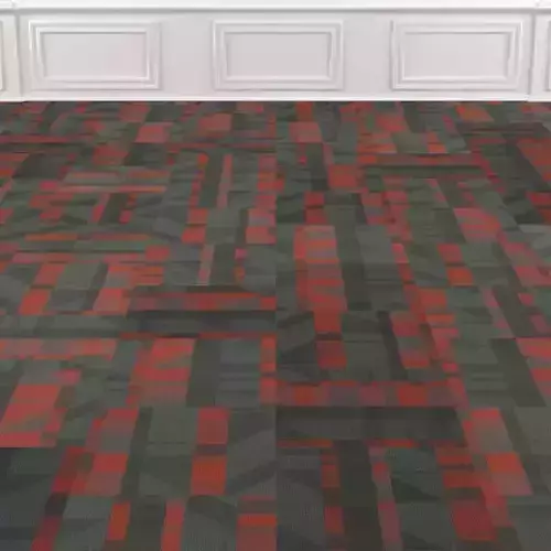 Wall to Wall Carpet Tile No 4 3D model