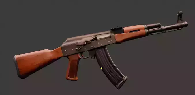47 Rifle Ak-47 ak - rifle free 3D model | CGTrader