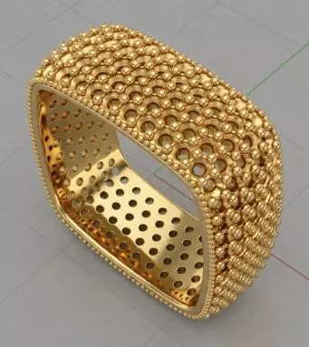 Square Ring 3D print model