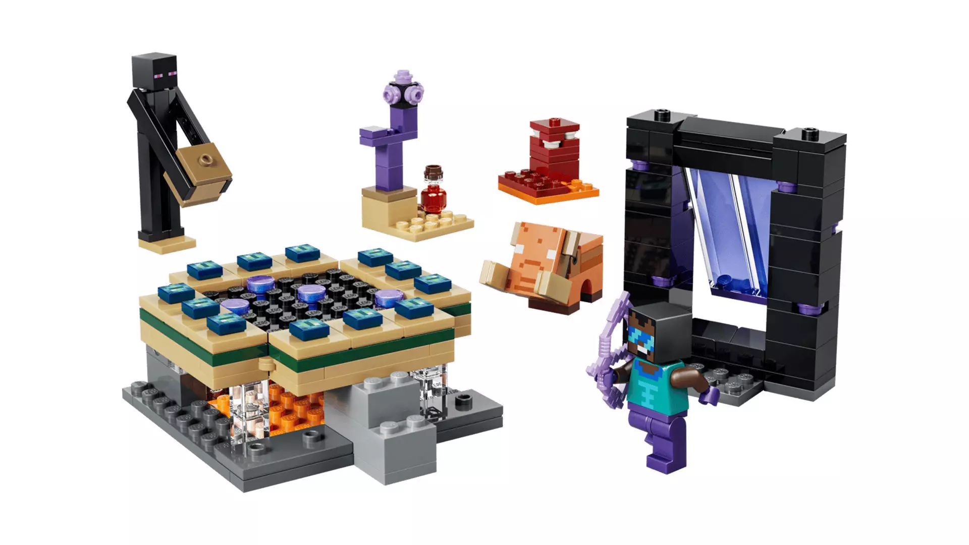 TwindBricks3D - 21584 Nether and End Portal Journey 3D print model