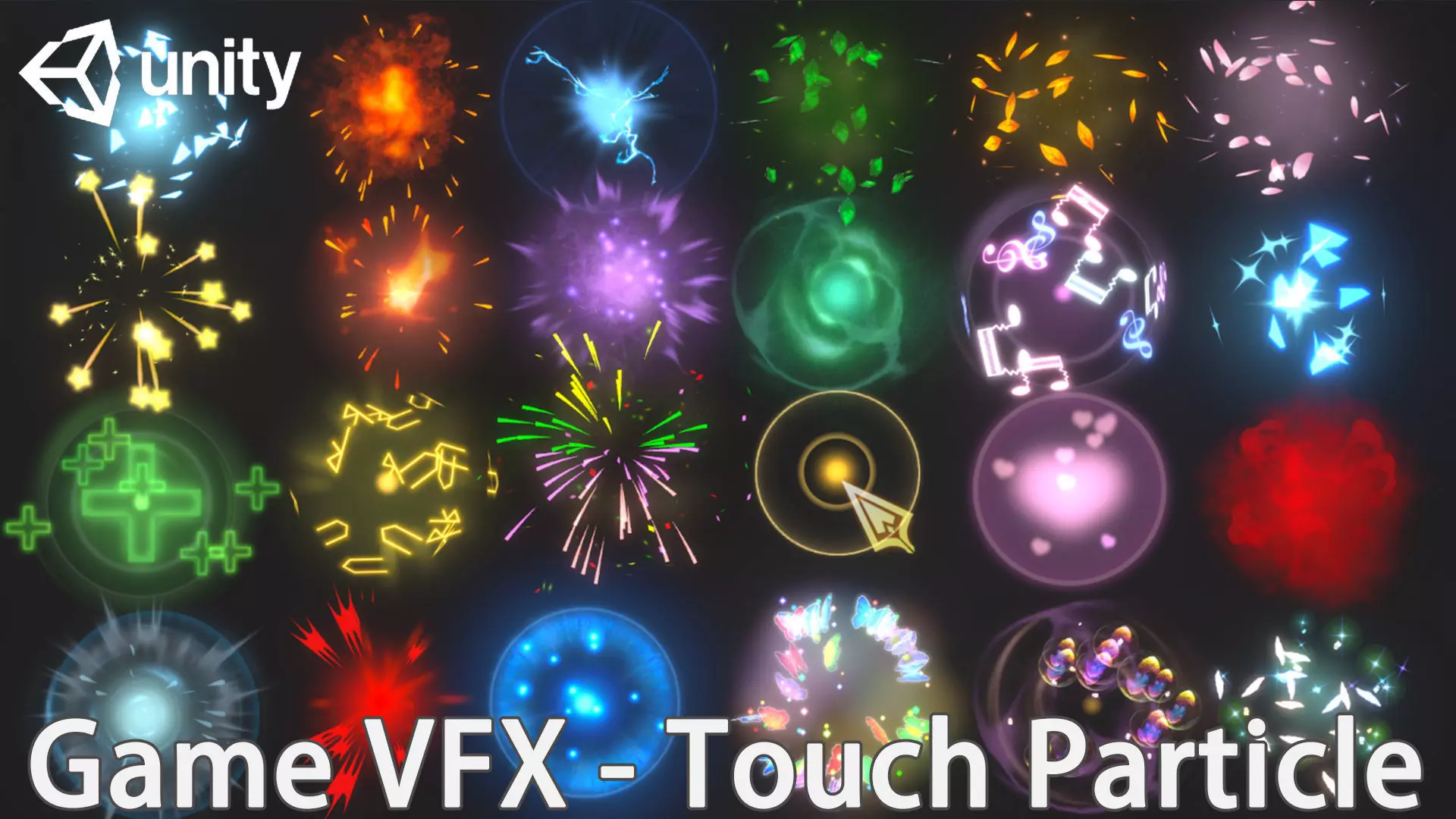 Unity Game VFX - Touch Particle Effects 3D model