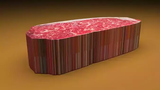 Angus Meat 3D model 7