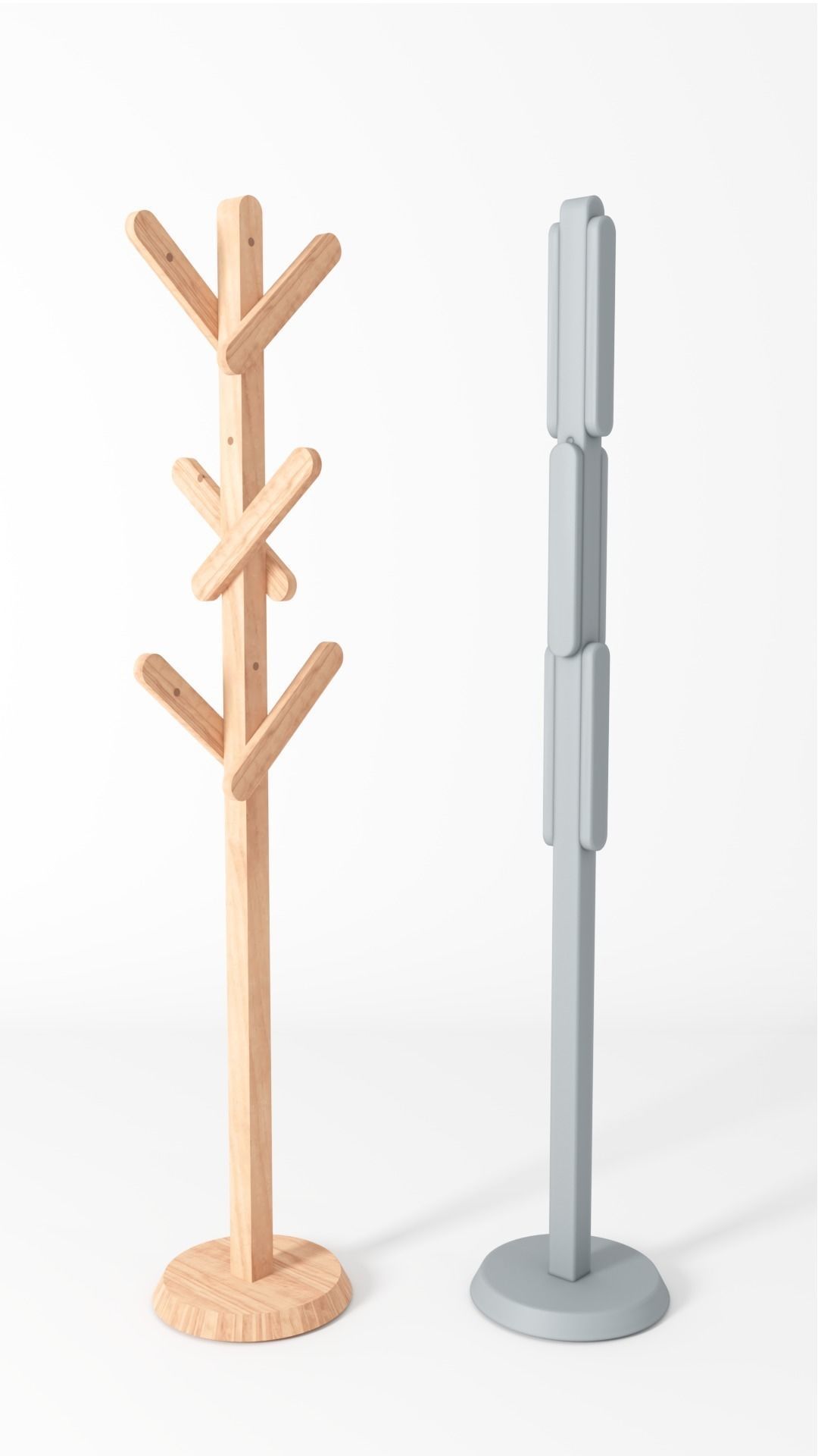 Karimoku New Standard Signs Coat Stand Free 3D model