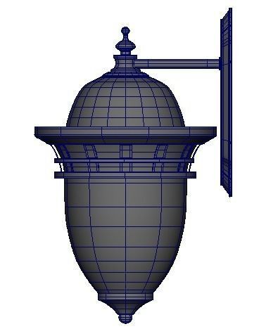 Light Fixture Low Poly Low-poly 3D model_2