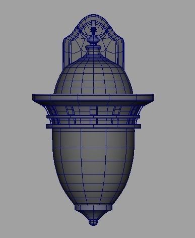 Light Fixture Low Poly Low-poly 3D model_1