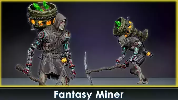 Fantasy Cyborg - Miner