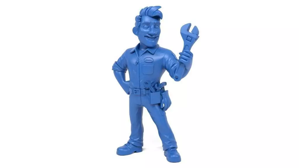 Mechanic Cartoon 3D print model