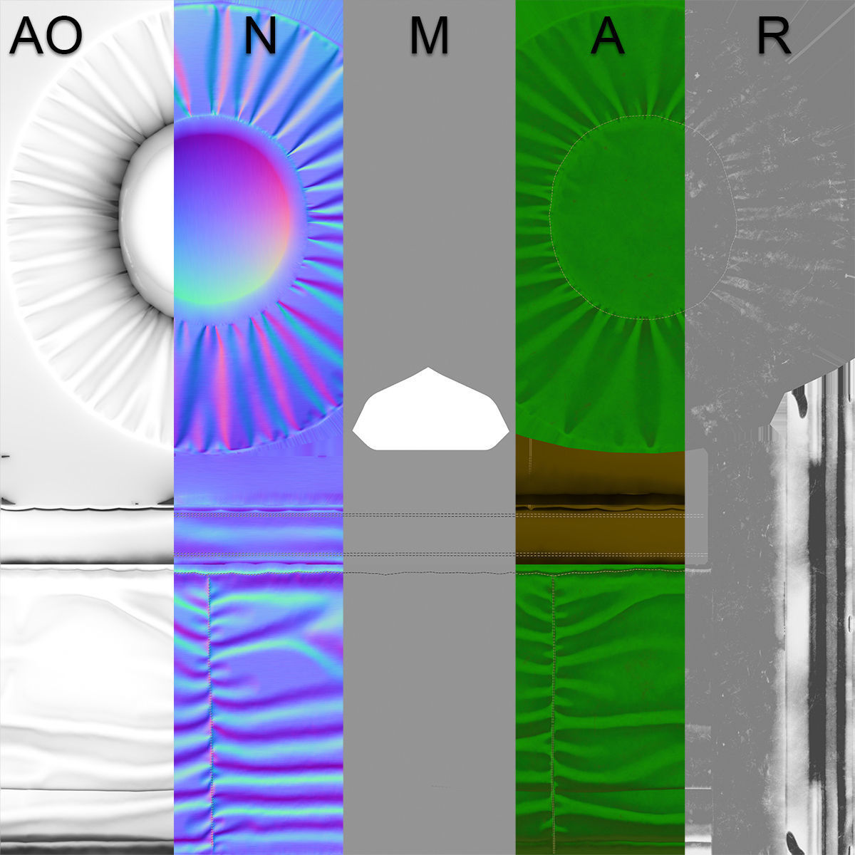 Leprechaun hat PBR Game-Ready Low-poly 3D model_5