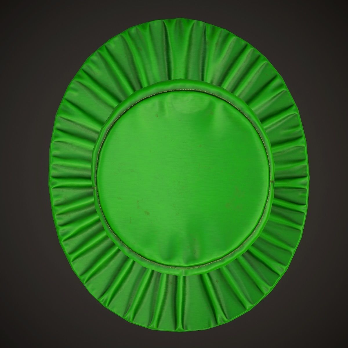 Leprechaun hat PBR Game-Ready Low-poly 3D model_7