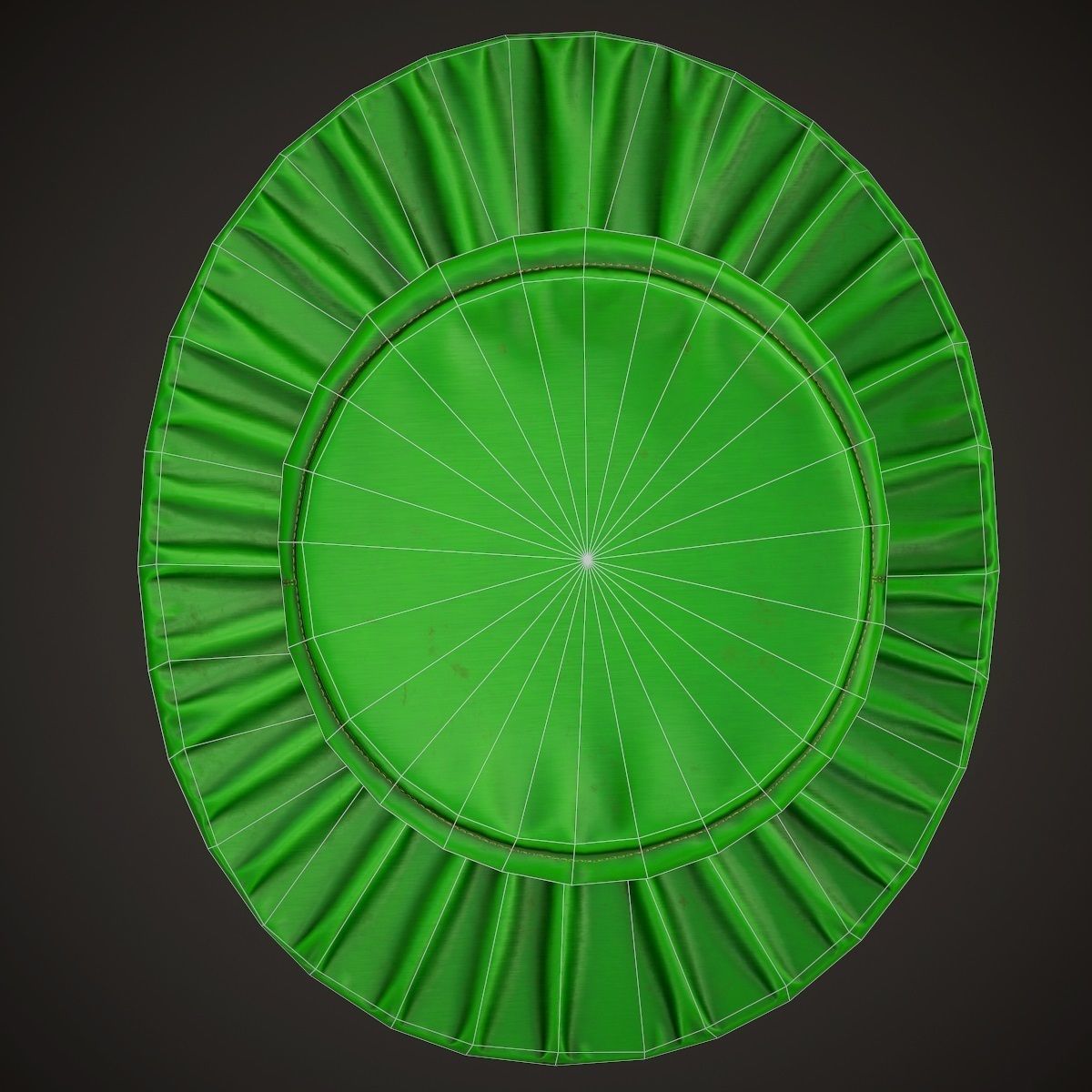 Leprechaun hat PBR Game-Ready Low-poly 3D model_3